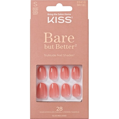 KISS Umelé nechty Bare-But-Better Nails No More Naps 28 ks