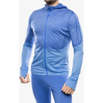 Icebreaker Merino 200 Realfleece Descender LS Zip Hoodie brilliant/baja/cb