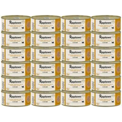 Applaws Cat Broth 24x kurča s pečeňou vo vývare krmivo 70 g