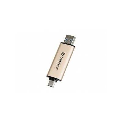 JetFlash 930C 128 GB (gold/schwarz, USB-A 3.2 Gen 1, USB-C 3.2 Gen 1)