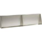 vidaXL Задържащи стени 2 бр. 80 x 12 x 30 см Неръждаема стомана (8015287)