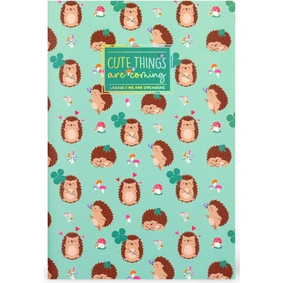 Legami Zápisník Plain Notebook Quaderno Medium Hedgehog