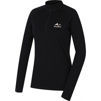 HUSKY Дамска термо блуза с цип Merow Zip L, черна (hsk-HT0-0831)