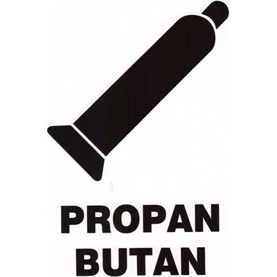 MAGG Propan butan - bílá tabulka plast A5
