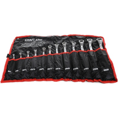 Kraft & Dele sada oboustraných očkových klíčů 12 ks KD10939
