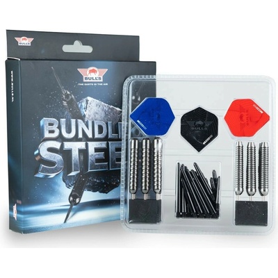 Šipky steel Bull's Bundle of Steel 4x sada šipek