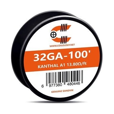 Coilology Sandvik Kanthal A1 30m 32GA Odporový drát