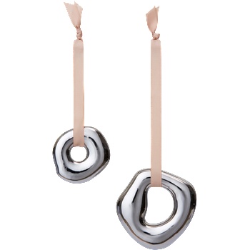 Ferm Living Orrith коледни украшения, сребърни, 2 бр (1104271967)