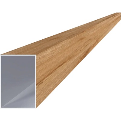 Hliníkový jekl obdélníkový 60x40x1 mm, s povrchovou úpravou dřevodekor se strukturou, buk 2 (JOKL-60x40x1-BK-2)
