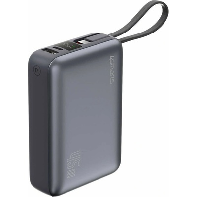 4smarts Външна батерия /power bank/ 4smarts Enterprise Compact, 20 000mAh, сива, 1x USB-C(ж), 1x USB-C(м), 1x USB-A(ж), PD 3.0, 22.5W (4SMARTS-541409)