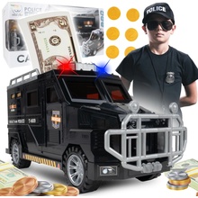 Money Transporter Dětská auto kasička na ukládání peněz pomocí hesla a otisku prstu