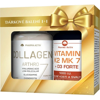 Pharma Activ Collagen Arthro 90 tabliet + Vit.K2 MK7 + D3 forte 125 tabliet