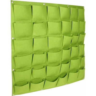 Merco Wall Grow Bag 36 textilné kvetináče na stenu zelený