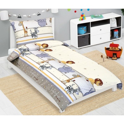 Bellatex obliečky Junior béžové safari 140x200 70x90