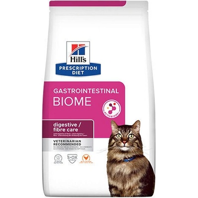 Hill's Hills Prescription Diet Gastrointestinal Biome - колит при котки 3kg