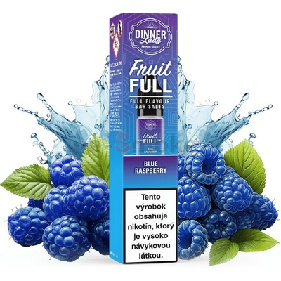 Dinner Lady Bar Salt Blue Raspberry 10 ml 10 mg
