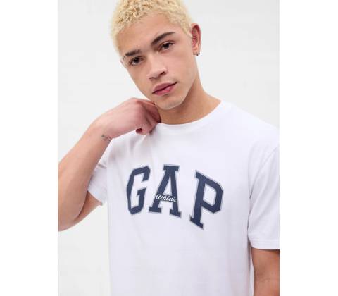 GAP tričko s logom biele
