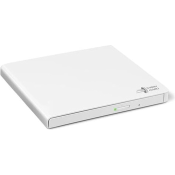 LG Оптично устройство, Hitachi-LG GP57EW40 Ultra Slim External DVD-RW, Super Multi, Double Layer, TV connectivity, White (GP57EW40.AHLE10B)