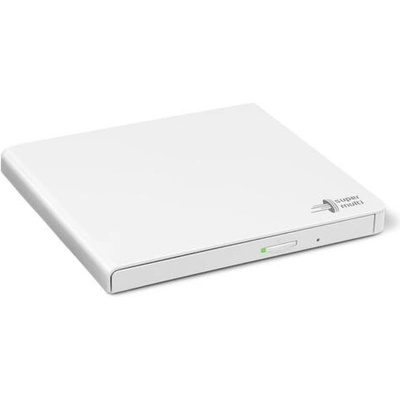 LG Оптично устройство, Hitachi-LG GP57EW40 Ultra Slim External DVD-RW, Super Multi, Double Layer, TV connectivity, White (GP57EW40.AHLE10B)