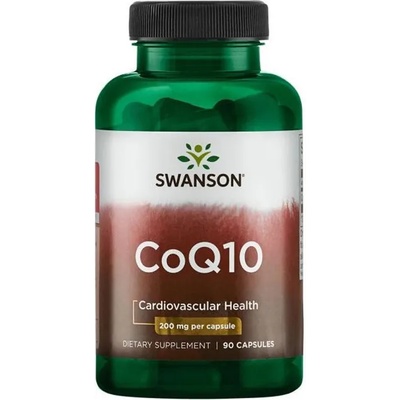 Swanson CoQ10, 200 mg, 90 капсули, Swanson (SWU035)