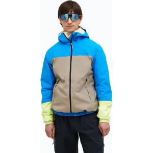 Peak Performance Мъжко яке Peak Performance Trail Hipe Shell брилянтно синьо/бежово/ слънчево