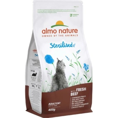 Almo Nature cat Sterilised hovězí 400 g