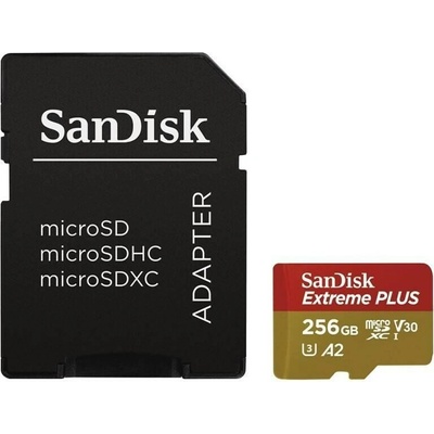 Sandisk micro SDXC 256 GB Extreme PLUS SDSQXBD-2T00-GN6MA