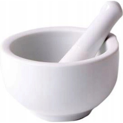 MPLCo Porcelánový hmoždíř s tloučkem 10,5 cm bílý
