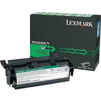 Lexmark Оригинален тонер Lexmark Black T654X80G за T654|T656 36K "T654X80G (T654X80G)