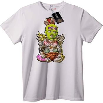 NOONEBRAND Тениска Бебе Шеф - L, Black