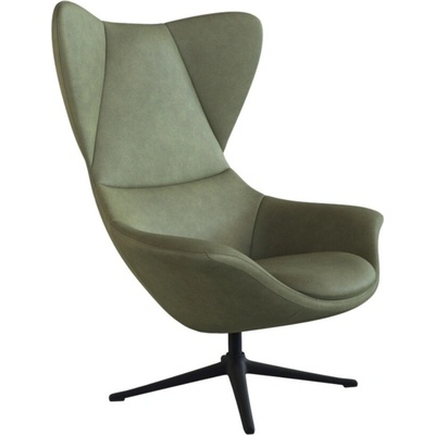 Flexlux Stilo Zelené kožené lounge