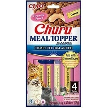 Churu Cat Meal Topper Tuna with Salmon Recipe 4 x 14 g