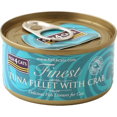 Fish4Dogs Fish4cats Най-добра риба тон и раци 70 г