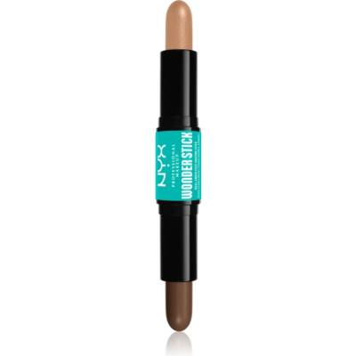 NYX Professional Makeup Wonder Stick Dual Face Lift двустранна контурираща писалка цвят 05 Medium Tan 2x4 гр