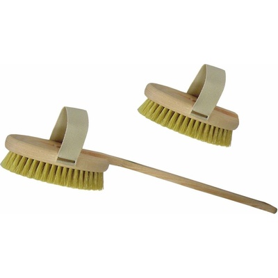 MODOM Drevená kefa na umývanie chrbta s odnímateľnou rukoväťou