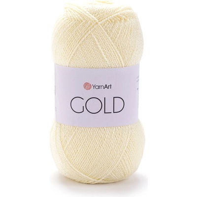 Yarn Art příze Gold 9383 smetanová vanilka