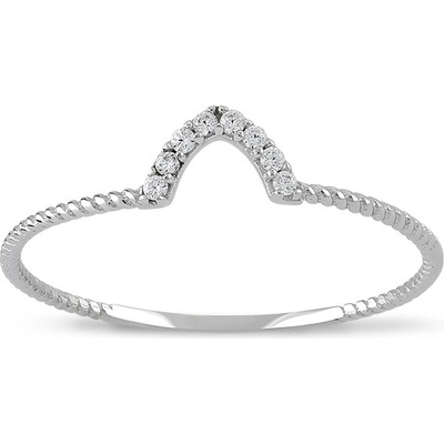 Lillian Vassago zlatý prsten se zirkony LLV06 GR054