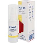 Nordaid Витамини К2 (20 g) + D3 (800 IU) - Здраве за сърцето и костите, силен имунитет, Спрей за уста, 30 ml, 200 впръсквания (010416 NRD)