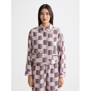 Scotch & Soda Розова дамска риза с връзване Scotch & Soda | Rozov | ЖЕНИ | 42