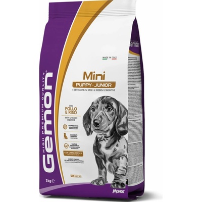 Gemon Mini Puppy & Junior Tuňák s rýží 3 kg