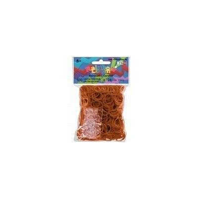 Rainbow Loom hnědé karamelové gumičky