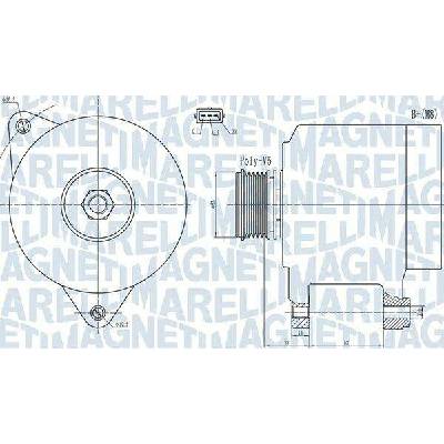 Generátor MAGNETI MARELLI 063732133010