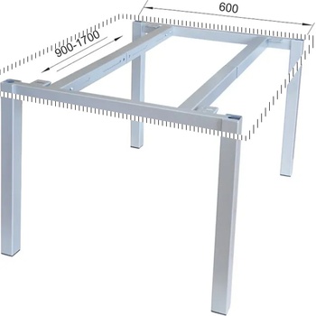 Image 1 of Мебел Ленд Oфис бюра с метални крака ml 2