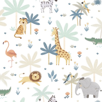 ICH Wallcoverings 974-2 Dětská vliesová tapeta na zeď Mika, rozměry 0,53 x 10,05 m
