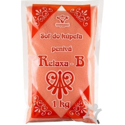 Relaxa B penivá soľ do kúpeľa jahodová 1 kg