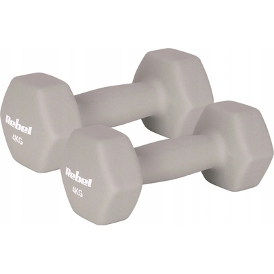 Rebel Neoprenové činky 2 x 4 kg 2 ks
