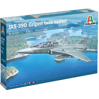 Italeri Model Kit letadlo 2664 JAS 39 GRIPEN TWIN SEATER 1:48
