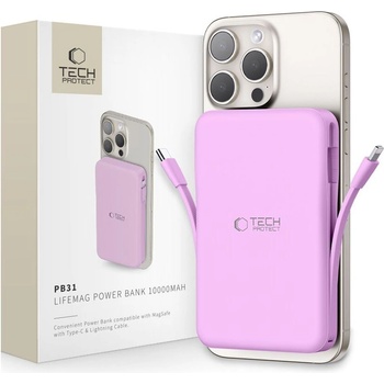 Tech-Protect Pb31 Lifemag 10000 mAh Lavender