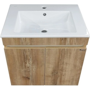 Triano Шкаф долен Ели 55 cm, цвят 34232 с умивалник Linea 8115650001041 (73870)