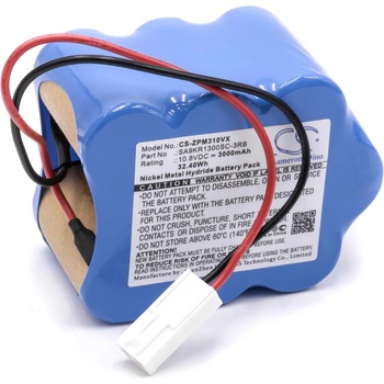 VHBW Батерия за Zepter LMG-310 / 9P-130SCS, 3000 mAh (888100552)